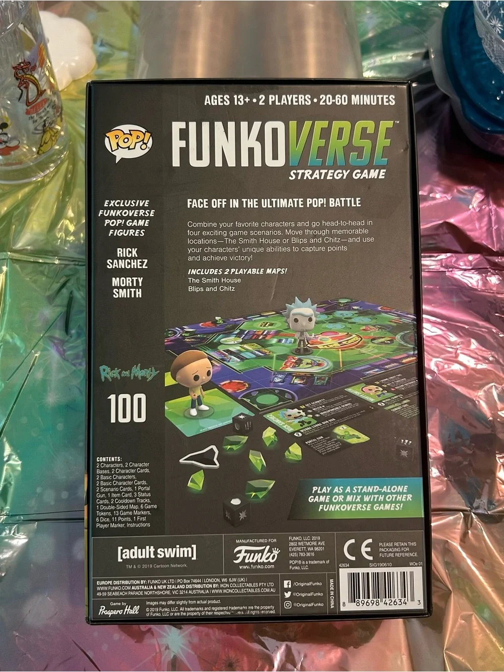 Funko Pop! Funkoverse Rick and Morty Board Game Collectors Strategy Game